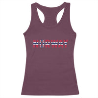 Norge Norway Norwegian Flag Racerback Tank Top