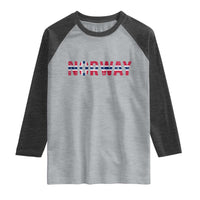 Norge Norway Norwegian Flag Raglan Shirt