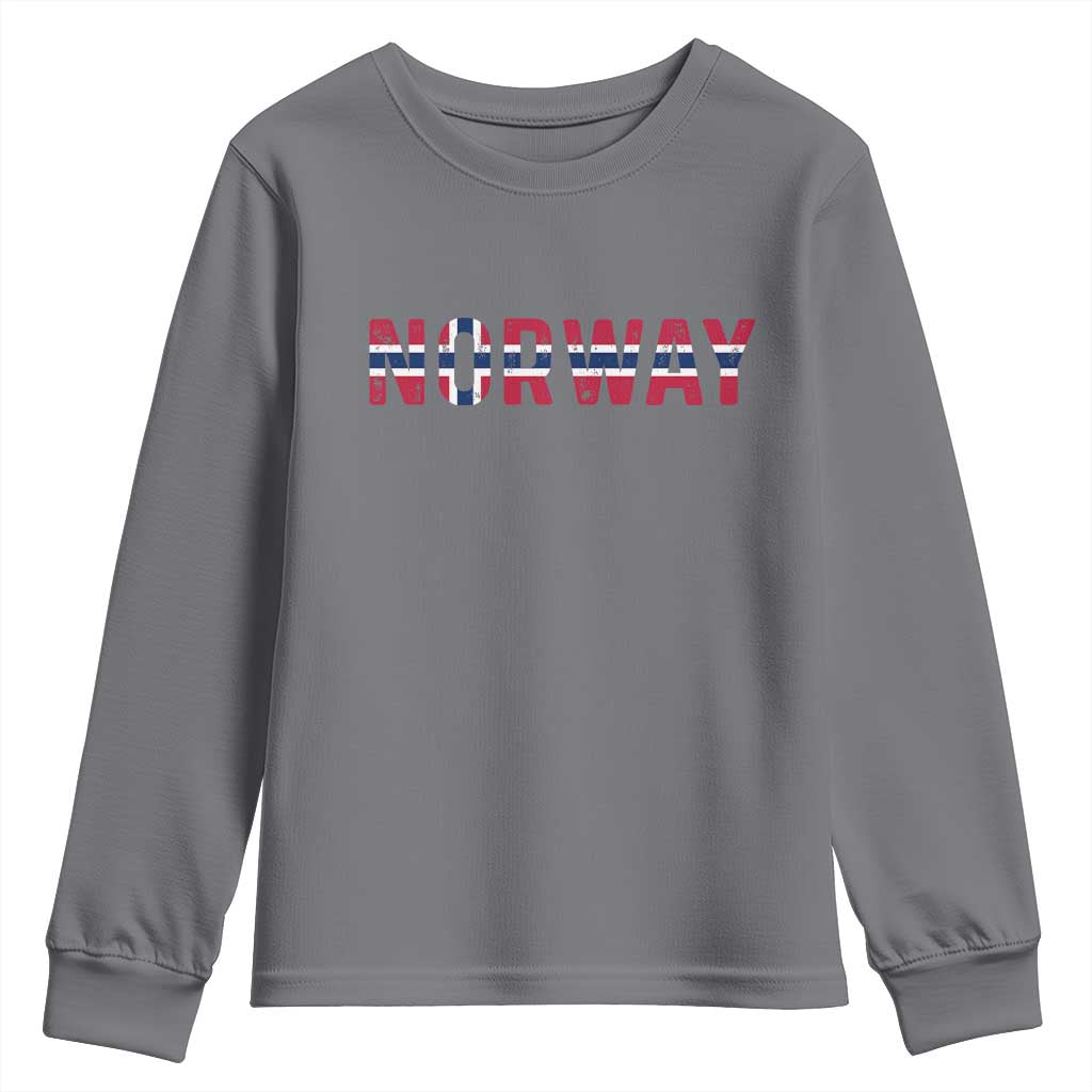 Norge Norway Norwegian Flag Youth Sweatshirt