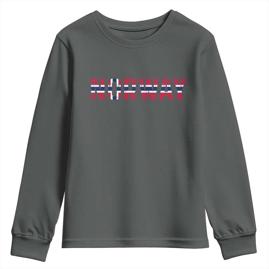 Norge Norway Norwegian Flag Youth Sweatshirt