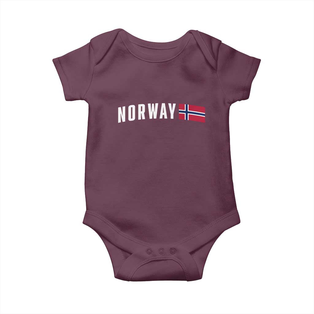 Norwegian Pride Flag Norway Great Gift Baby Onesie