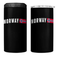 Norwegian Pride Flag Norway Great Gift 4 in 1 Can Cooler Tumbler