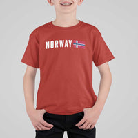 Norwegian Pride Flag Norway Great Gift T Shirt For Kid
