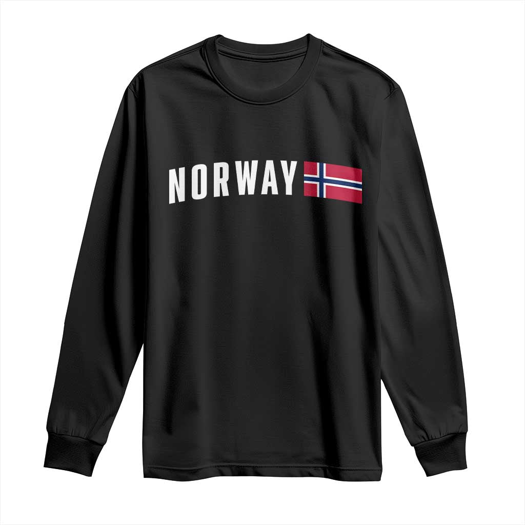 Norwegian Pride Flag Norway Great Gift Long Sleeve Shirt