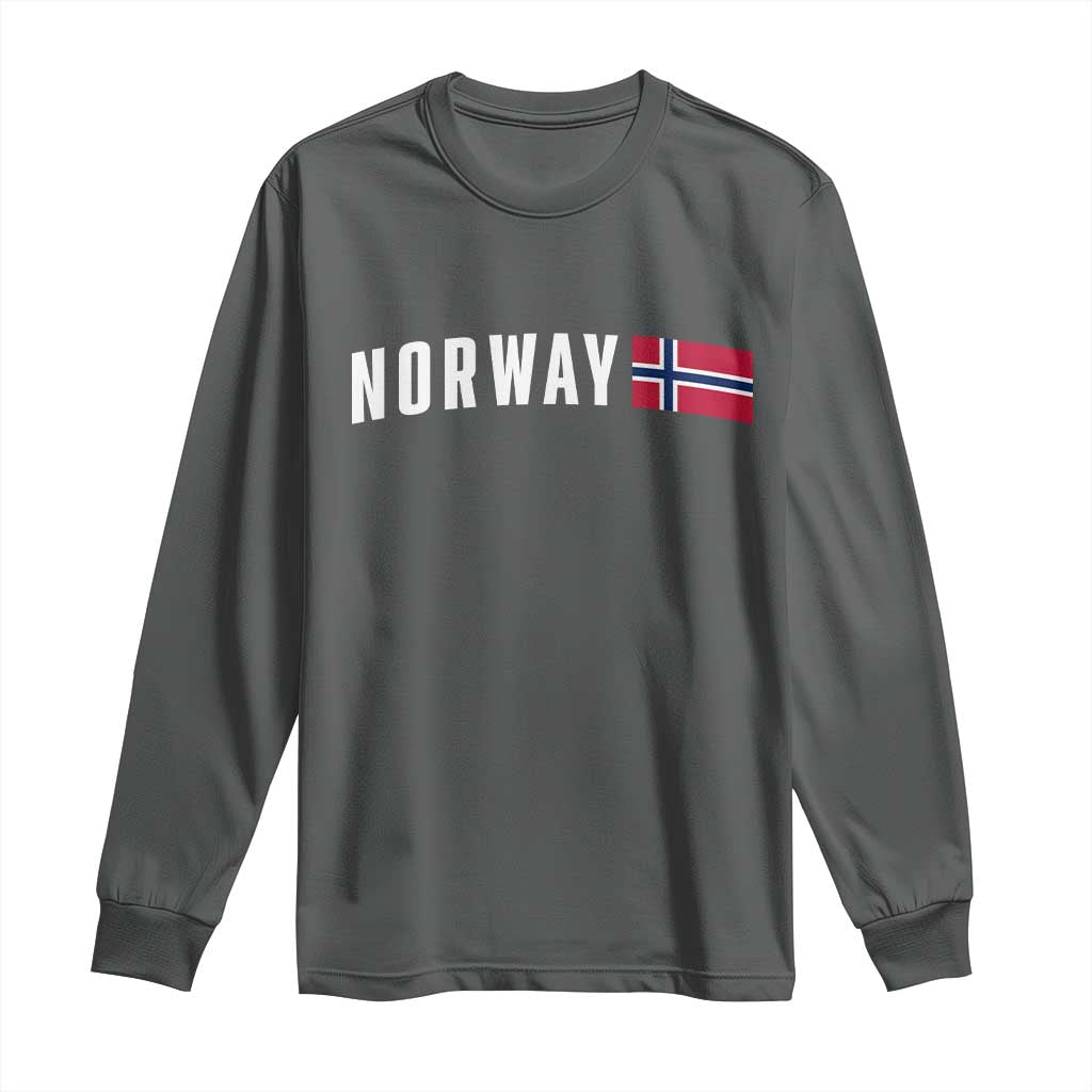 Norwegian Pride Flag Norway Great Gift Long Sleeve Shirt