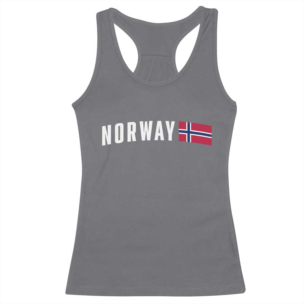 Norwegian Pride Flag Norway Great Gift Racerback Tank Top