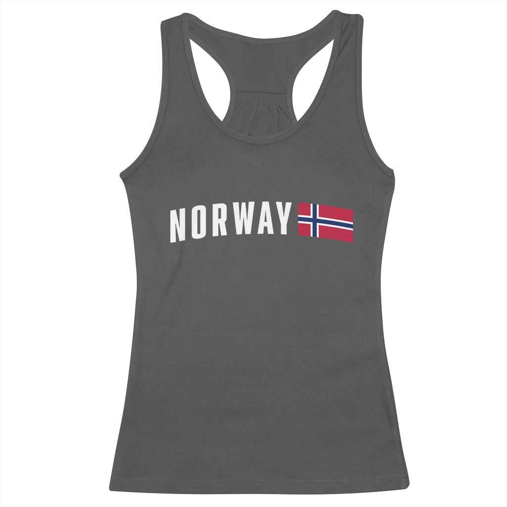 Norwegian Pride Flag Norway Great Gift Racerback Tank Top