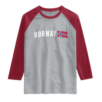 Norwegian Pride Flag Norway Great Gift Raglan Shirt