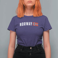 Norwegian Pride Flag Norway Great Gift T Shirt For Women