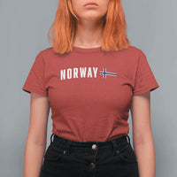 Norwegian Pride Flag Norway Great Gift T Shirt For Women