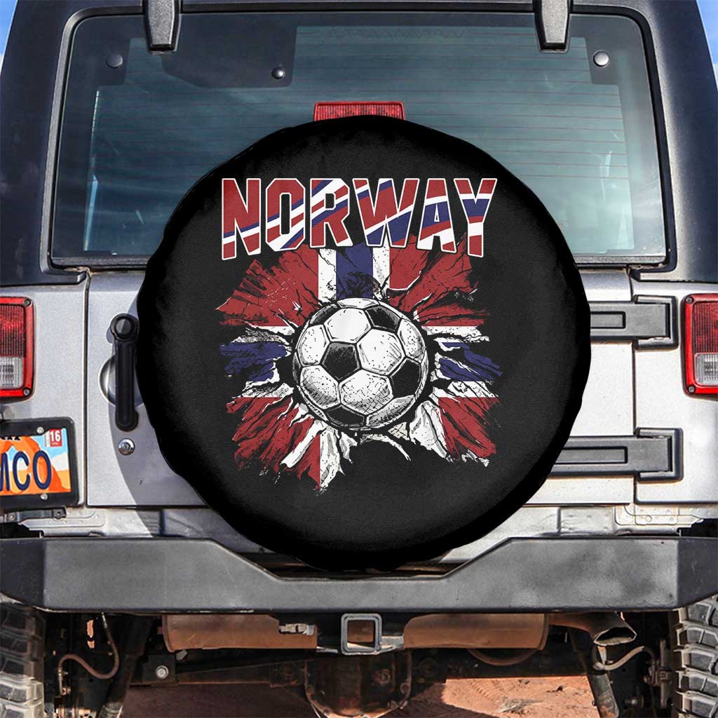 Norway Soccer Fan Spare Tire Cover Norwegian Football Supporter Fan Gift