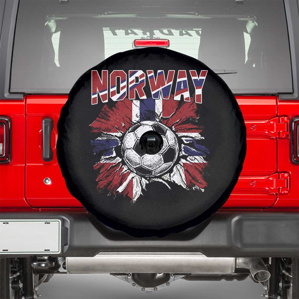 Norway Soccer Fan Spare Tire Cover Norwegian Football Supporter Fan Gift