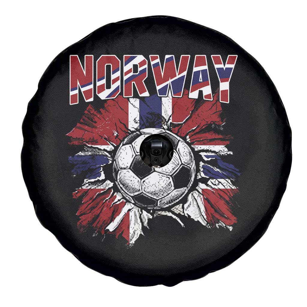Norway Soccer Fan Spare Tire Cover Norwegian Football Supporter Fan Gift
