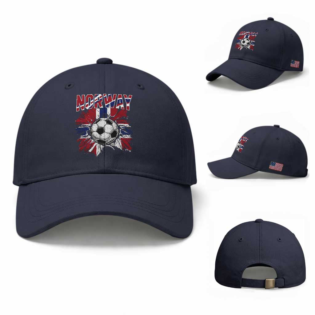Norway Soccer Fan Baseball Cap Norwegian Football Supporter Fan Gift