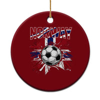Norway Soccer Fan Ceramic Ornament Norwegian Football Supporter Fan Gift