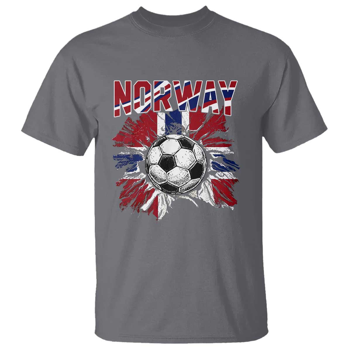 Norway Soccer Fan T Shirt Norwegian Football Supporter Fan Gift