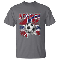 Norway Soccer Fan T Shirt Norwegian Football Supporter Fan Gift