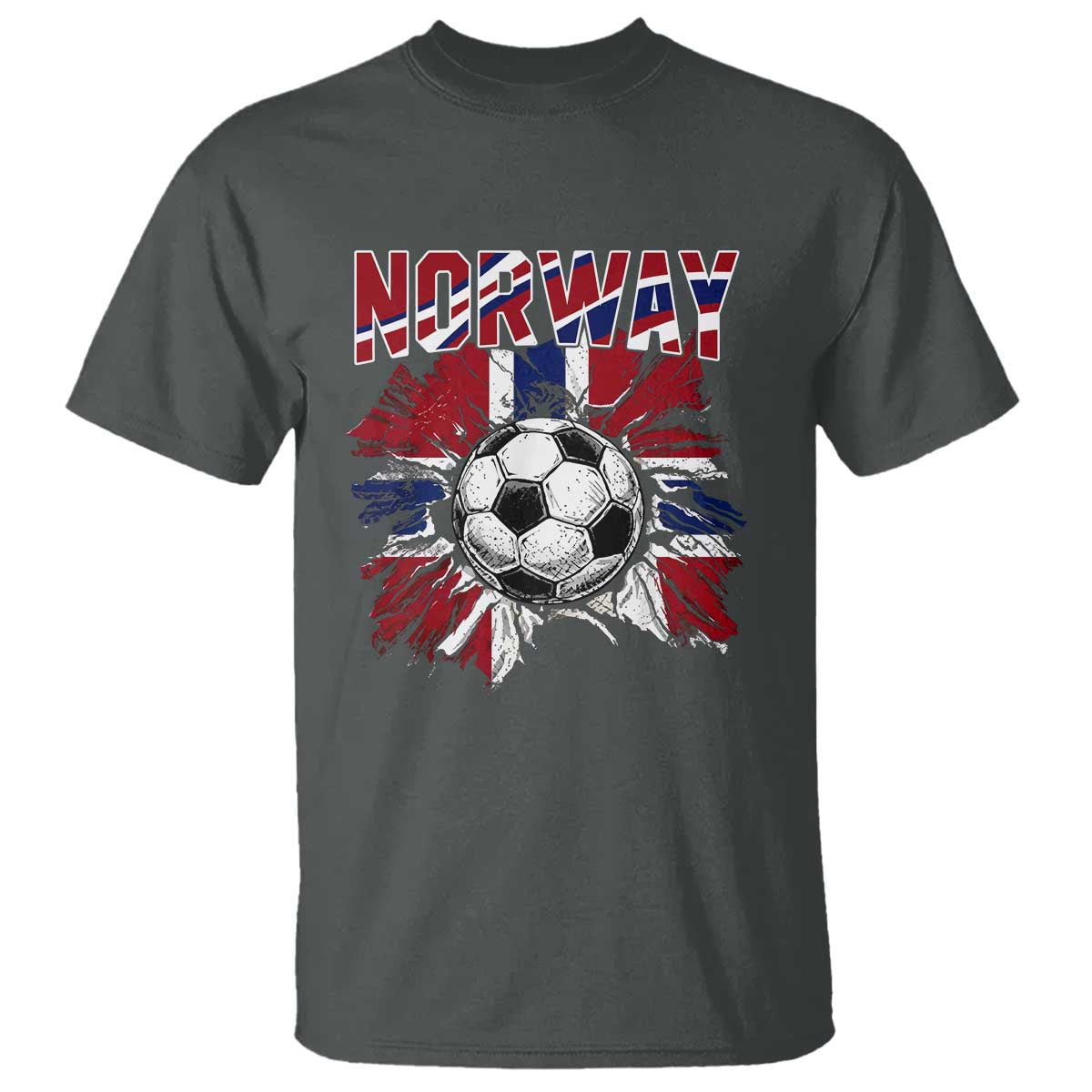 Norway Soccer Fan T Shirt Norwegian Football Supporter Fan Gift