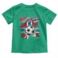Norway Soccer Fan Toddler T Shirt Norwegian Football Supporter Fan Gift