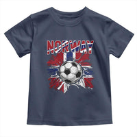 Norway Soccer Fan Toddler T Shirt Norwegian Football Supporter Fan Gift