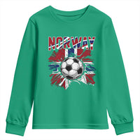 Norway Soccer Fan Youth Sweatshirt Norwegian Football Supporter Fan Gift
