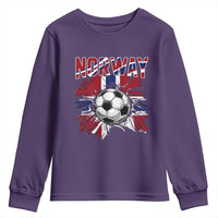 Norway Soccer Fan Youth Sweatshirt Norwegian Football Supporter Fan Gift