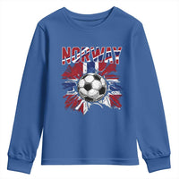 Norway Soccer Fan Youth Sweatshirt Norwegian Football Supporter Fan Gift