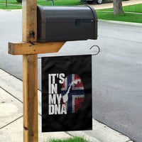 It's in My DNA Garden Flag Norwegian Norway Map Flag Pride