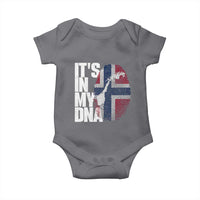 It's in My DNA Baby Onesie Norwegian Norway Map Flag Pride