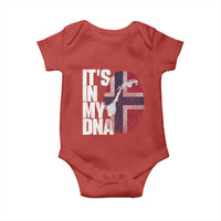 It's in My DNA Baby Onesie Norwegian Norway Map Flag Pride