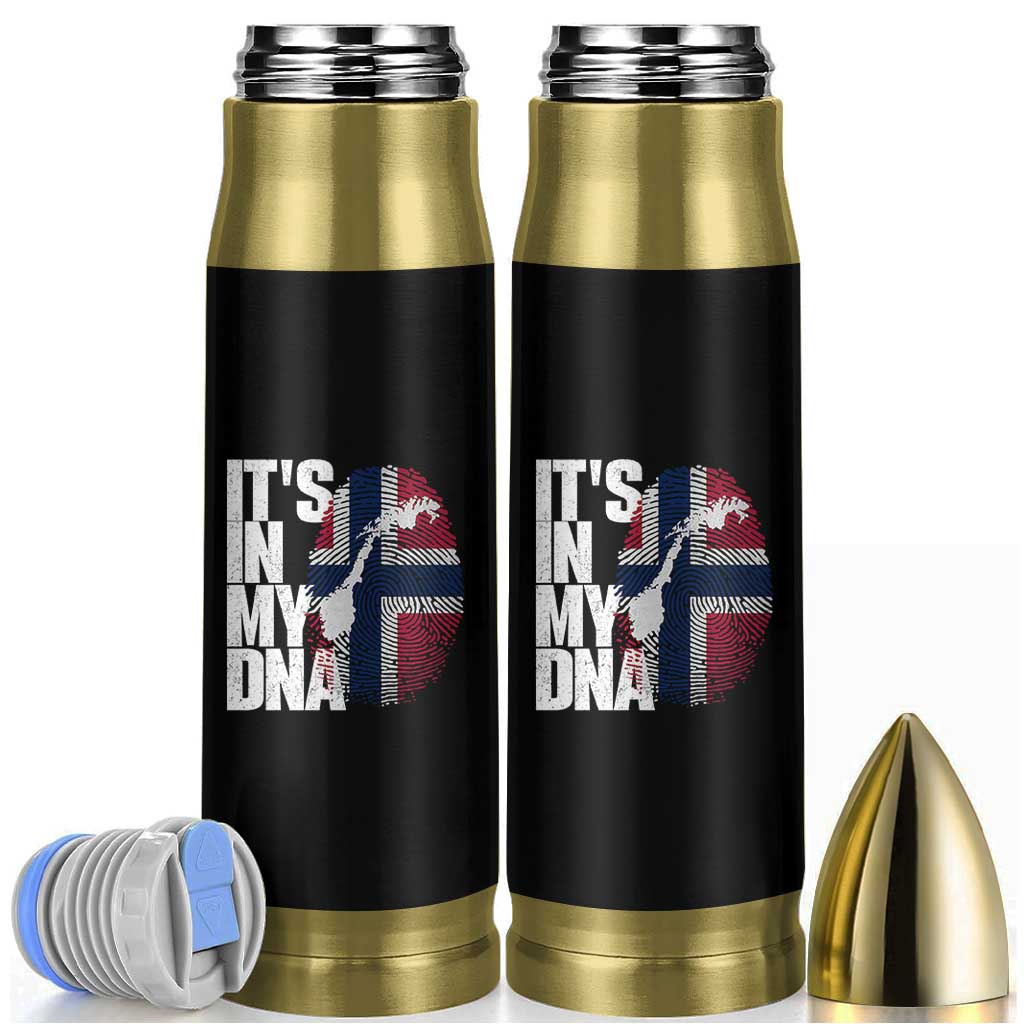 It's in My DNA Bullet Tumbler Norwegian Norway Map Flag Pride