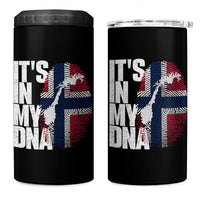 It's in My DNA 4 in 1 Can Cooler Tumbler Norwegian Norway Map Flag Pride