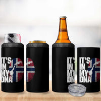 It's in My DNA 4 in 1 Can Cooler Tumbler Norwegian Norway Map Flag Pride