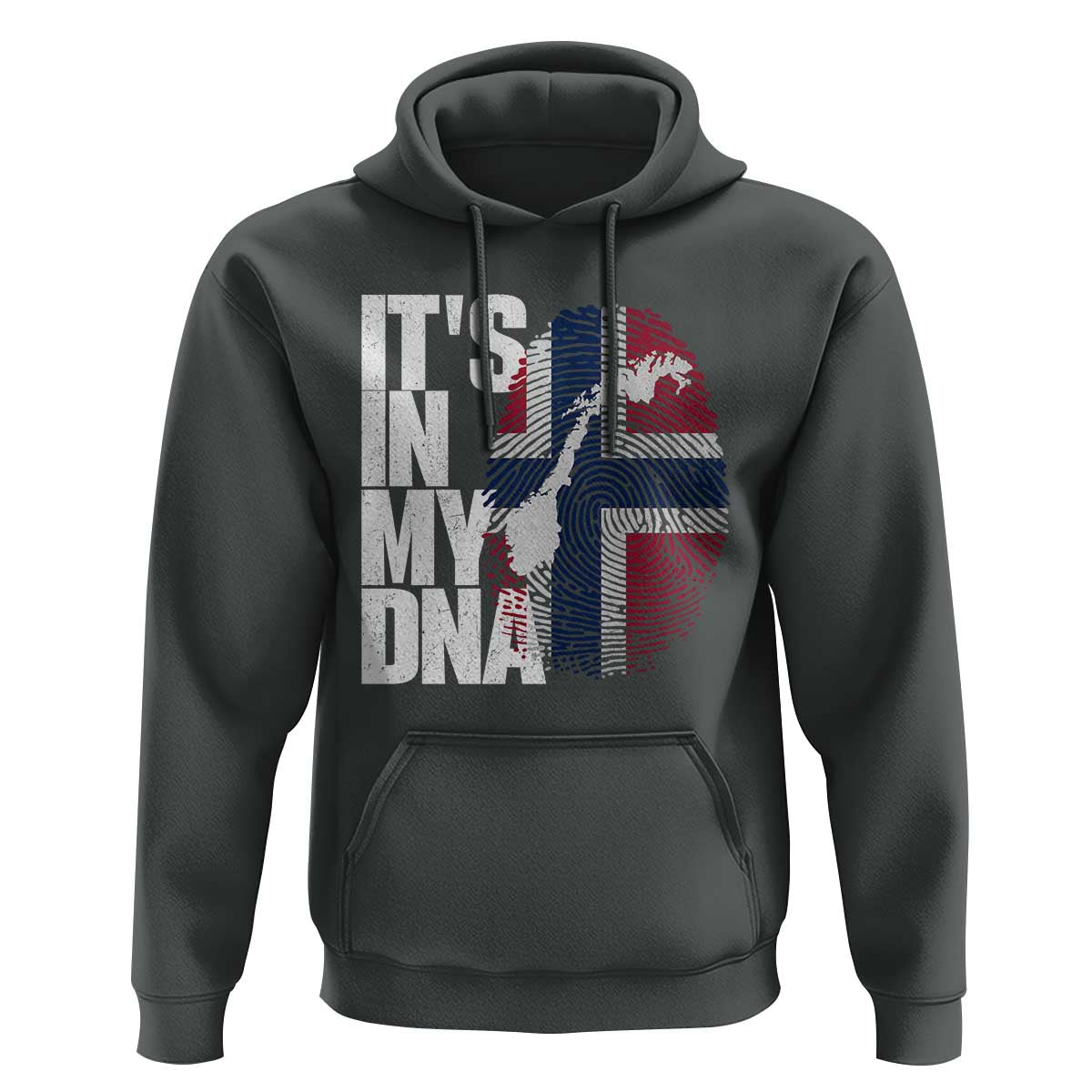 It's in My DNA Hoodie Norwegian Norway Map Flag Pride