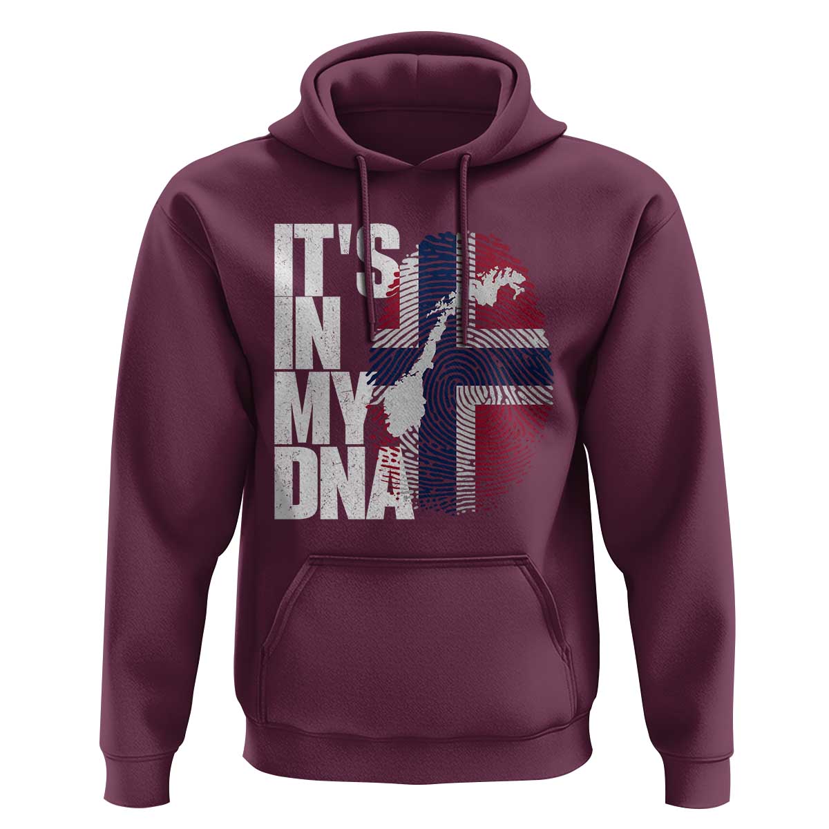 It's in My DNA Hoodie Norwegian Norway Map Flag Pride