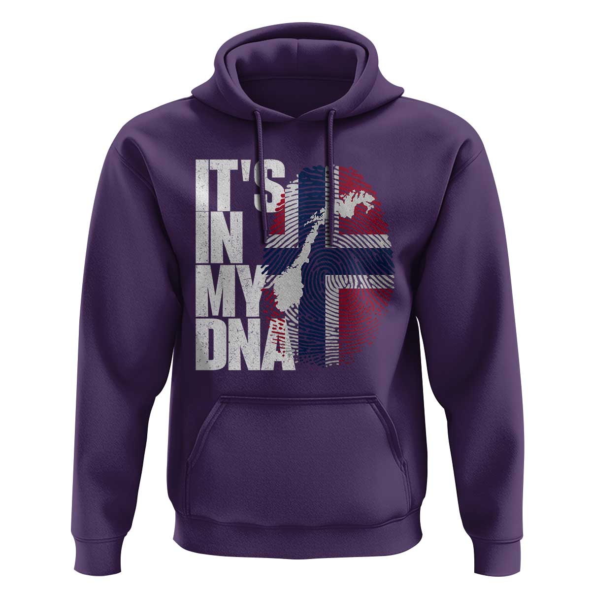 It's in My DNA Hoodie Norwegian Norway Map Flag Pride