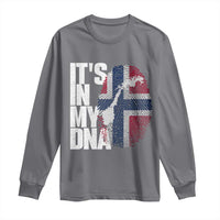 It's in My DNA Long Sleeve Shirt Norwegian Norway Map Flag Pride
