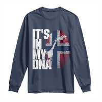 It's in My DNA Long Sleeve Shirt Norwegian Norway Map Flag Pride