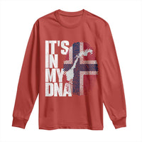 It's in My DNA Long Sleeve Shirt Norwegian Norway Map Flag Pride