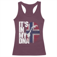 It's in My DNA Racerback Tank Top Norwegian Norway Map Flag Pride