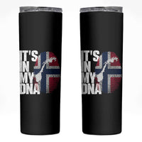 It's in My DNA Skinny Tumbler Norwegian Norway Map Flag Pride