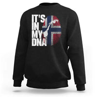 It's in My DNA Sweatshirt Norwegian Norway Map Flag Pride