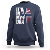 It's in My DNA Sweatshirt Norwegian Norway Map Flag Pride