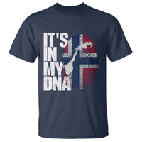 It's in My DNA T Shirt Norwegian Norway Map Flag Pride