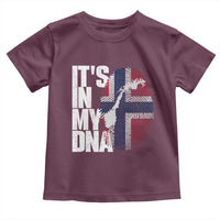 It's in My DNA Toddler T Shirt Norwegian Norway Map Flag Pride