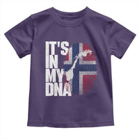 It's in My DNA Toddler T Shirt Norwegian Norway Map Flag Pride