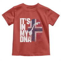 It's in My DNA Toddler T Shirt Norwegian Norway Map Flag Pride