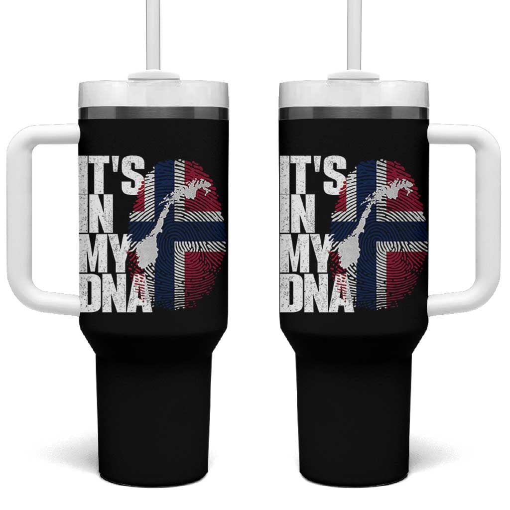 It's in My DNA Tumbler With Handle Norwegian Norway Map Flag Pride