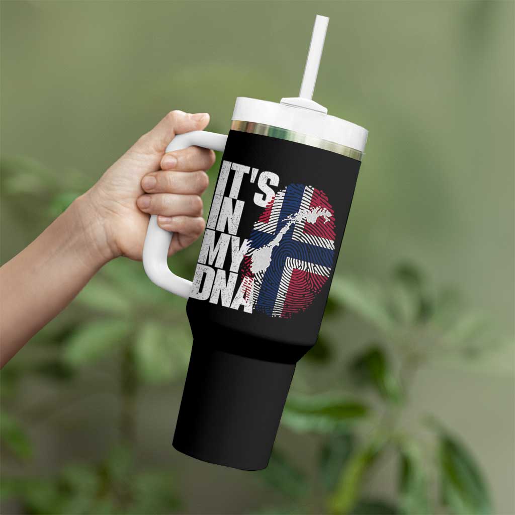 It's in My DNA Tumbler With Handle Norwegian Norway Map Flag Pride