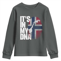 It's in My DNA Youth Sweatshirt Norwegian Norway Map Flag Pride